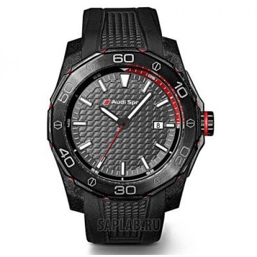 Купить Audi 3101600800 Наручные часы Audi Sport Watch, black/black, артикул 3101600800