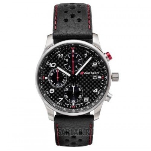 Купить Audi 3101700200 Наручные часы хронограф Audi Sport Chronograph Carbon, Black