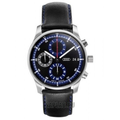 Купить Audi 3101700300 Наручные часы хронограф Audi Sport Chronograph, Black/Blue