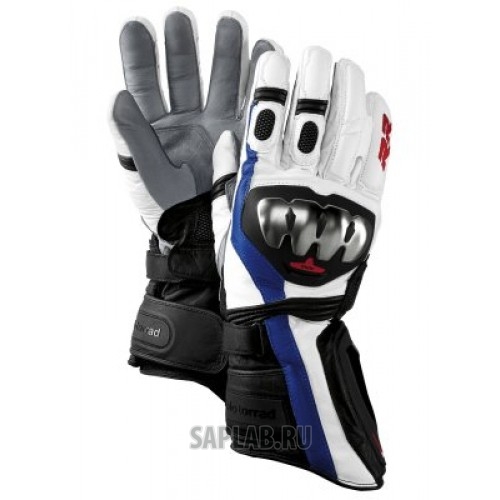 Купить BMW 76218553479 Мотоперчатки BMW Motorrad DoubleR Glove, Black/White, артикул 76218553479