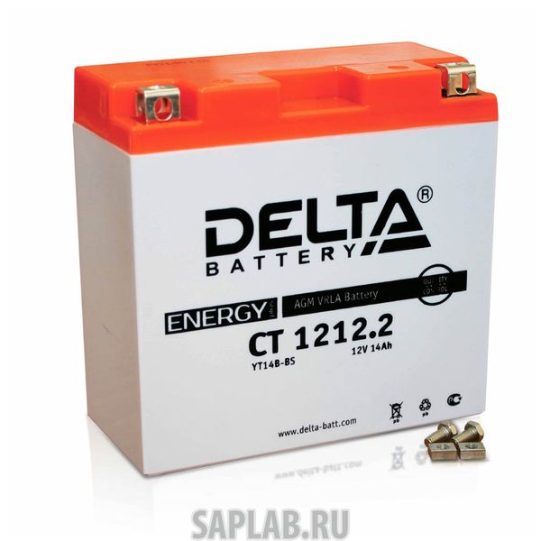 Купить DELTA CT12122 Аккумулятор автомобильный Delta CT 1212.2 14 Ач