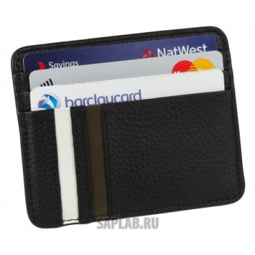 Купить Jaguar JBLG185BKA Кожаное портмоне для кредитных карт Jaguar Heritage Card Holder - Black, артикул JBLG185BKA