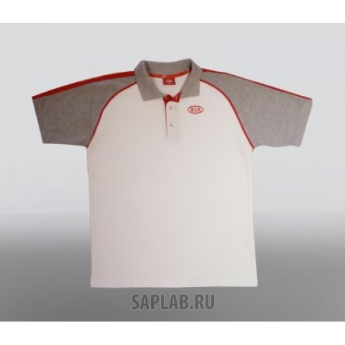 Купить Kia R8480AC391K Футболка поло Kia Polo Shirt White, Red And Grey