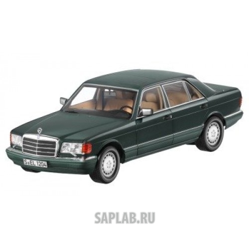 Купить MERCEDES B66040626 Модель Mercedes-Benz 560 SEL, V126, 1985-1991, Green Metallic, 1:18 Scale, артикул B66040626