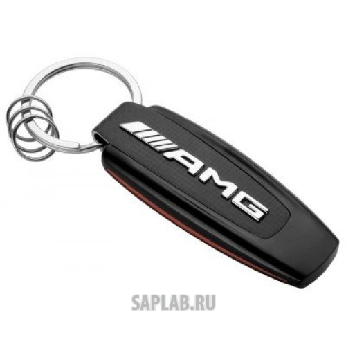 Купить MERCEDES B66953338 Брелок Mercedes-Benz Key Ring, AMG, Black/Silver/Red