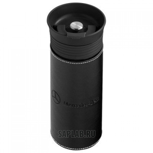 Купить MERCEDES B66953780 Термокружка Mercedes Thermo Mug Black Leather, артикул B66953780