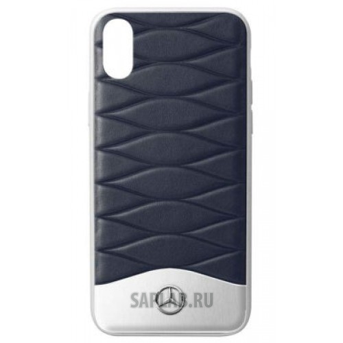 Купить MERCEDES B66958602 Кожаный чехол для iPhone® X Mercedes Cover for iPhone® X, Blue