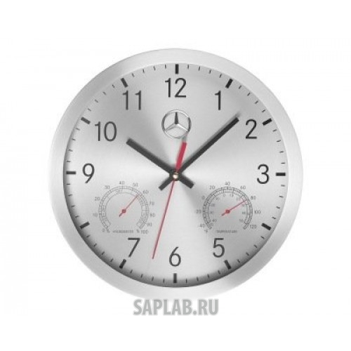 Купить MERCEDES B67870476 Настенные часы Mercedes Wall Clock Silver, артикул B67870476