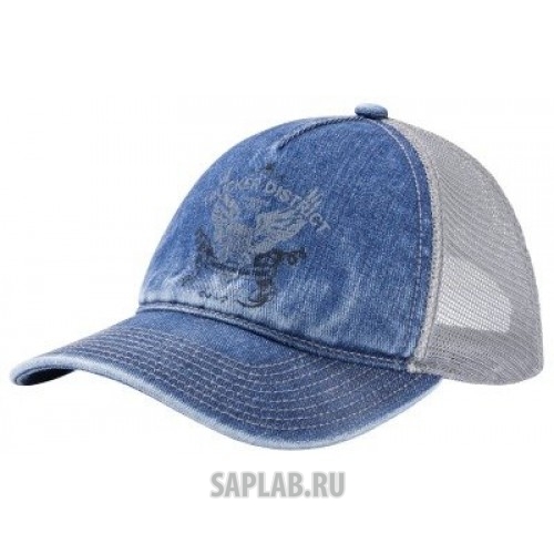 Купить MERCEDES B67870985 Мужская бейсболка Mercedes Trucker Disctrict Men’s Cap, Jeans Blue, артикул B67870985
