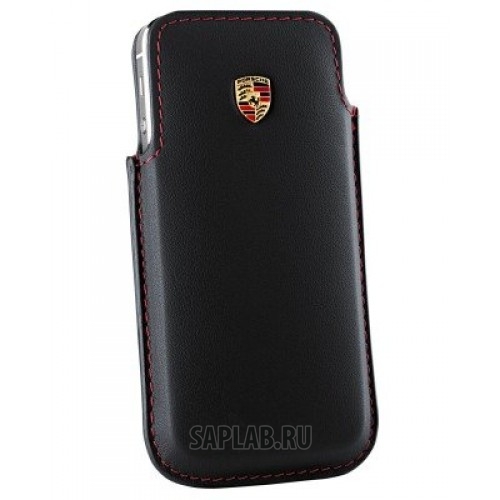 Купить Porsche WAP0300170E Кожаный чехол для iPhone 5 Porsche Case for iPhone 5, Black, артикул WAP0300170E