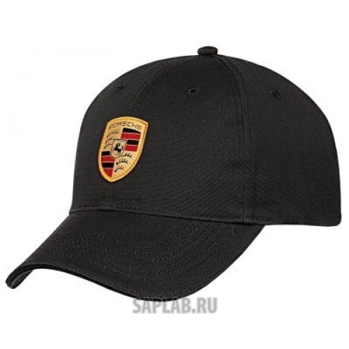 Купить Porsche WAP0800050C Бейсболка Porsche Crest cap black, артикул WAP0800050C