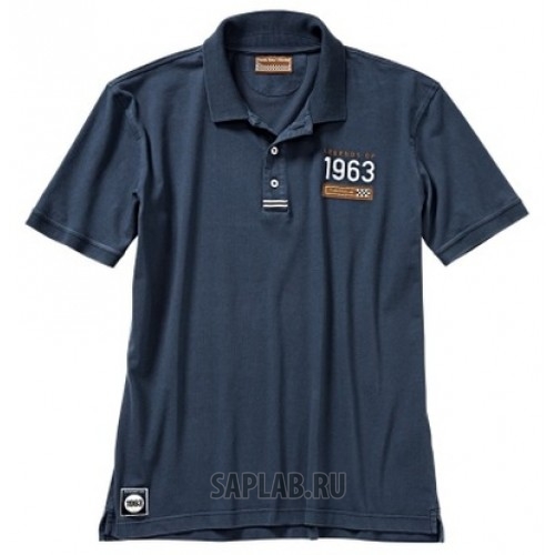 Купить Porsche WAP71800S0H Мужское поло Porsche Men's polo shirt – Classic collection, Dark Blue, артикул WAP71800S0H