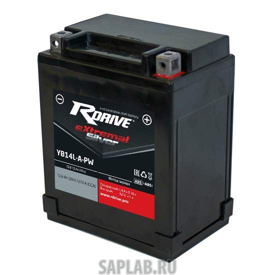 Купить RDRIVE YB14LA Аккумулятор RDRIVE SILVER YB14L-A / YTX14AHL-BS