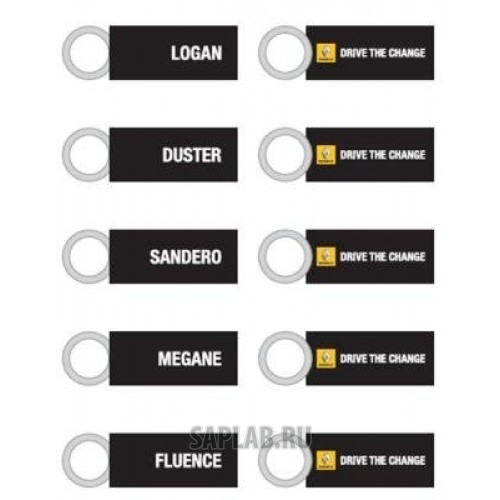 Купить RENAULT 7711546581 Брелок ПВХ с логотипом Renault Logan, артикул 7711546581