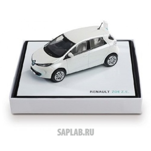 Купить RENAULT 7711573704 Модель автомобиля Renault Zoe Z.E. 1/43 White, артикул 7711573704