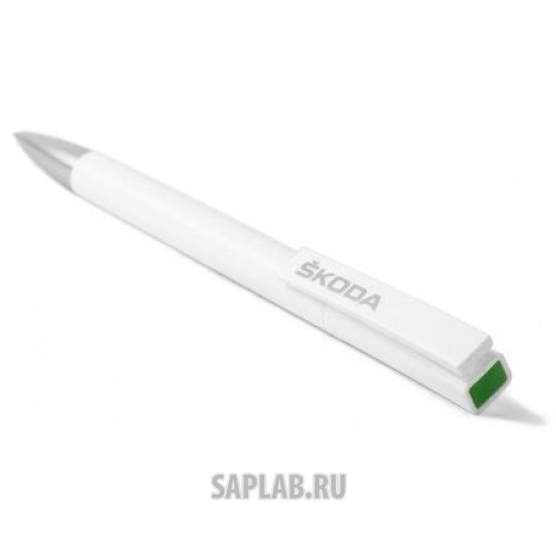 Купить Skoda 000087210T Шариковая ручка Skoda Ballpen UMA, White