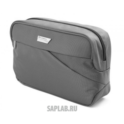 Купить Skoda 000087317L8XP Дорожная косметичка Skoda Travel Cosmetic Bag, Grey, артикул 000087317L8XP