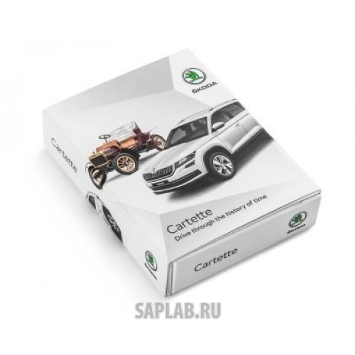 Купить Skoda 000087528C Набор карточек с автомобилями Skoda Models Card Set, Quartette