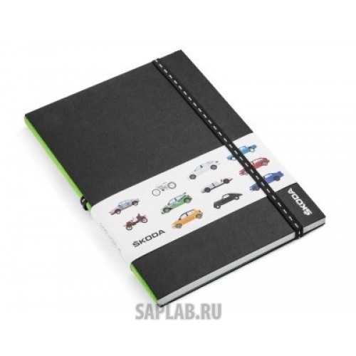 Купить Skoda 565087216 Блокнот Skoda Notebook with Škodajis Car Motives