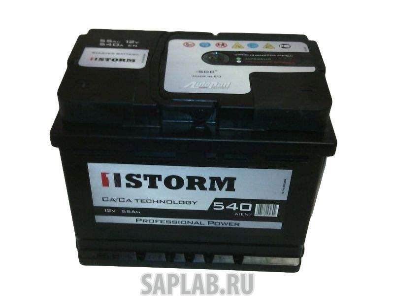 Купить STORM 1638 Аккумулятор автомобильный STORM 55Uni