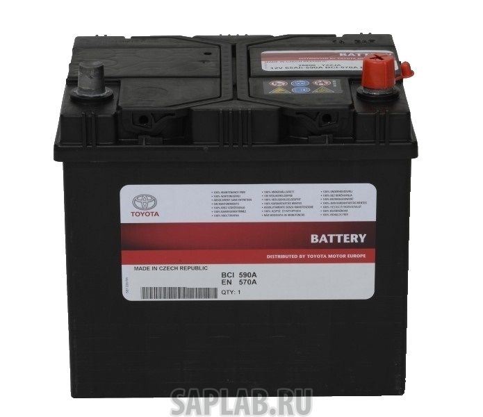 Купить TOYOTA 28800YZZZH Аккумулятор автомобильный Toyota 70Аh 630A обратная R+ EN 261x175x220 28800yzzzh