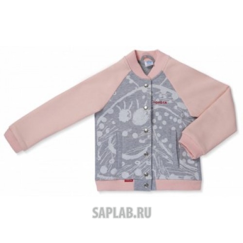 Купить TOYOTA TMDR12G128 Детская куртка-бомбер Toyota Girls Bomber, Grey - Pink, артикул TMDR12G128