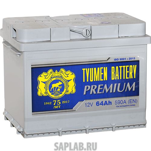 Купить TYUMEN_BATTERY 6СТ64ППPR Аккумулятор легковой 