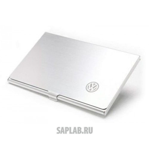 Купить Volkswagen 000087403ASKF Алюминиевый футляр для визитных карточек Volkswagen Business Card Case, Aluminium, Silver, артикул 000087403ASKF