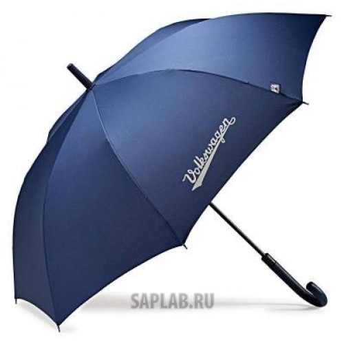 Купить Volkswagen 000087600F530 Зонт трость Volkswagen Stick Umbrella Classic, Blue, артикул 000087600F530