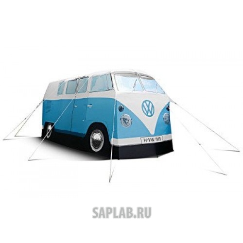 Купить Volkswagen 211069616289 Туристическая палатка Volkswagen стилизованная под автомобиль T1 Bulli, Blue