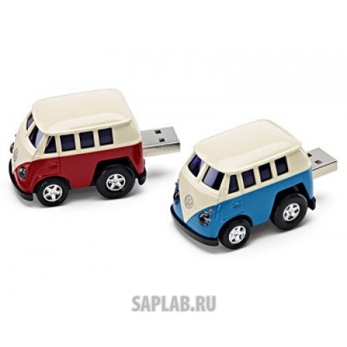 Купить Volkswagen 211087620A274 Флешка Volkswagen T1 Bulli USB-stick, Blue, артикул 211087620A274