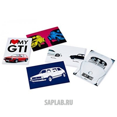 Купить Volkswagen 211087703A Набор почтовых открыток Volkswagen Postcards Set, артикул 211087703A