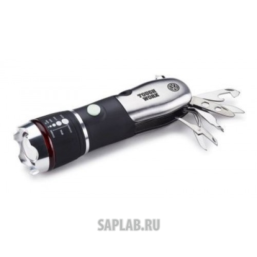 Купить Volkswagen 2K0069690 Светодиодный фонарик мультитул Volkswagen Tough Work Multitool, Black