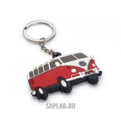 Купить Volkswagen 2K0087010 Резиновый брелок Volkswagen T1 Bulli, Red, артикул 2K0087010