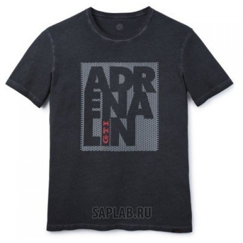 Купить Volkswagen 5GB084200A8XP Мужская футболка Volkswagen Adrenalin-GTI T-Shirt, Mens, Dark Grey