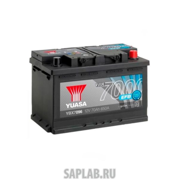 Купить YUASA YBX7096070 Аккумуляторная Батарея Efb Start Stop[12v 70ah 680a B13] YUASA