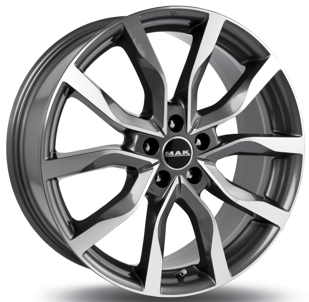 Купить Mak WHS093141 Highlands 17/7 ET42 Gun metallic - mirror face