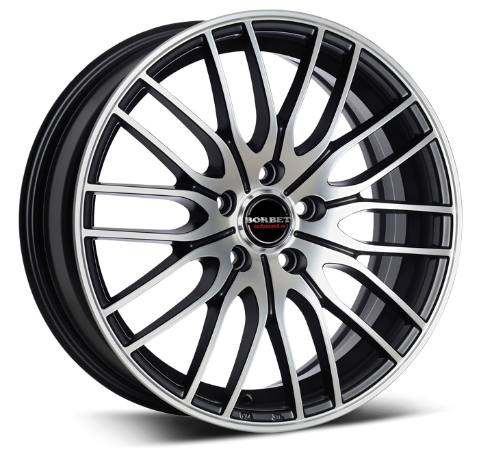 Купить Borbet WHS062246 CW4/5 18/8 ET35 Schwarz poliert matt