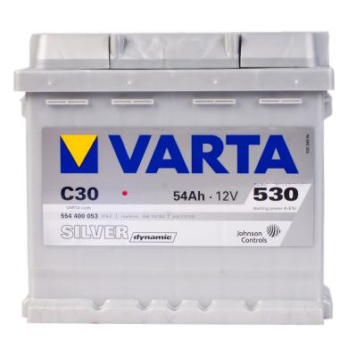Купить VARTA 554400053 Аккумуляторная Батарея Silver Dynamic 19.5/17.9 Евро 54ah 530a 207/175/190 Varta